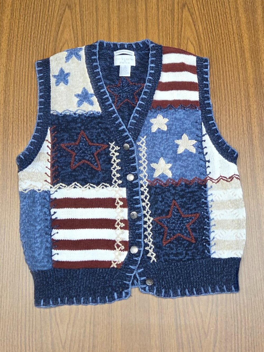 Christopher & Banks 4th of July Vest – Women's Medium